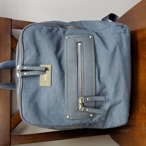 Kipling Backpack Gray Canvas